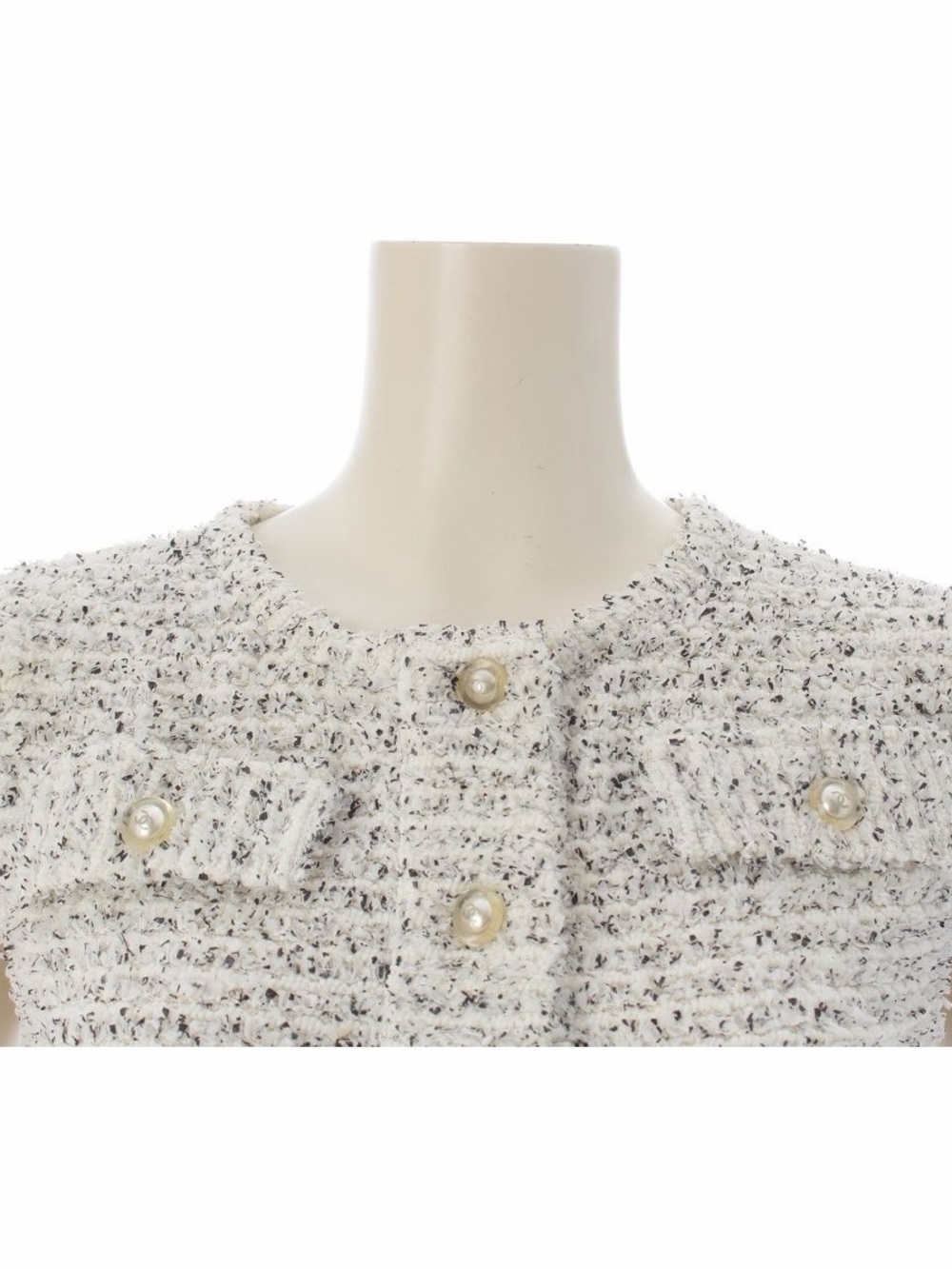 CHANEL Seoul CC Buttons Lesage Tweed Dress / Size EU36 - Picture 5 of 10